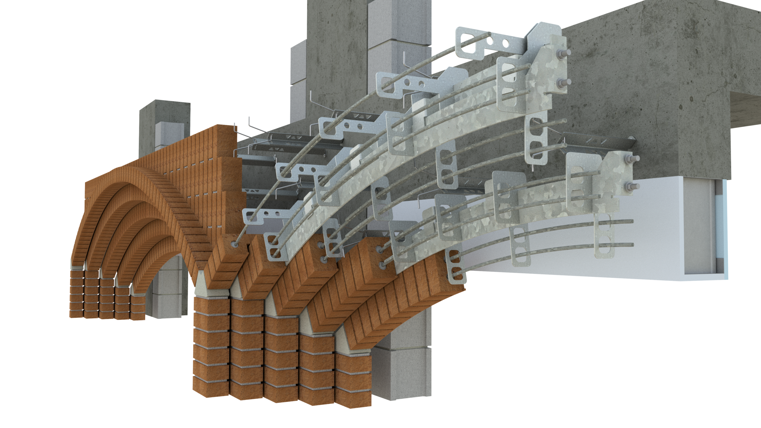 Panel, siding & insulation supports